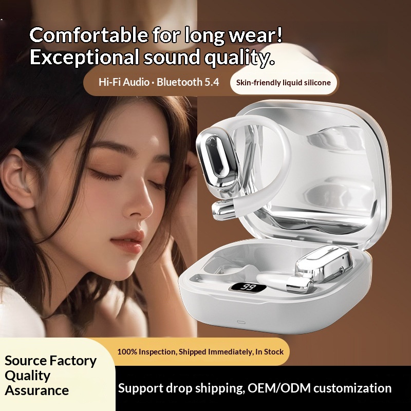 Open-ear Bluetooth Headphones With Wireless Ear-hook & Hd Calls_voghion.com