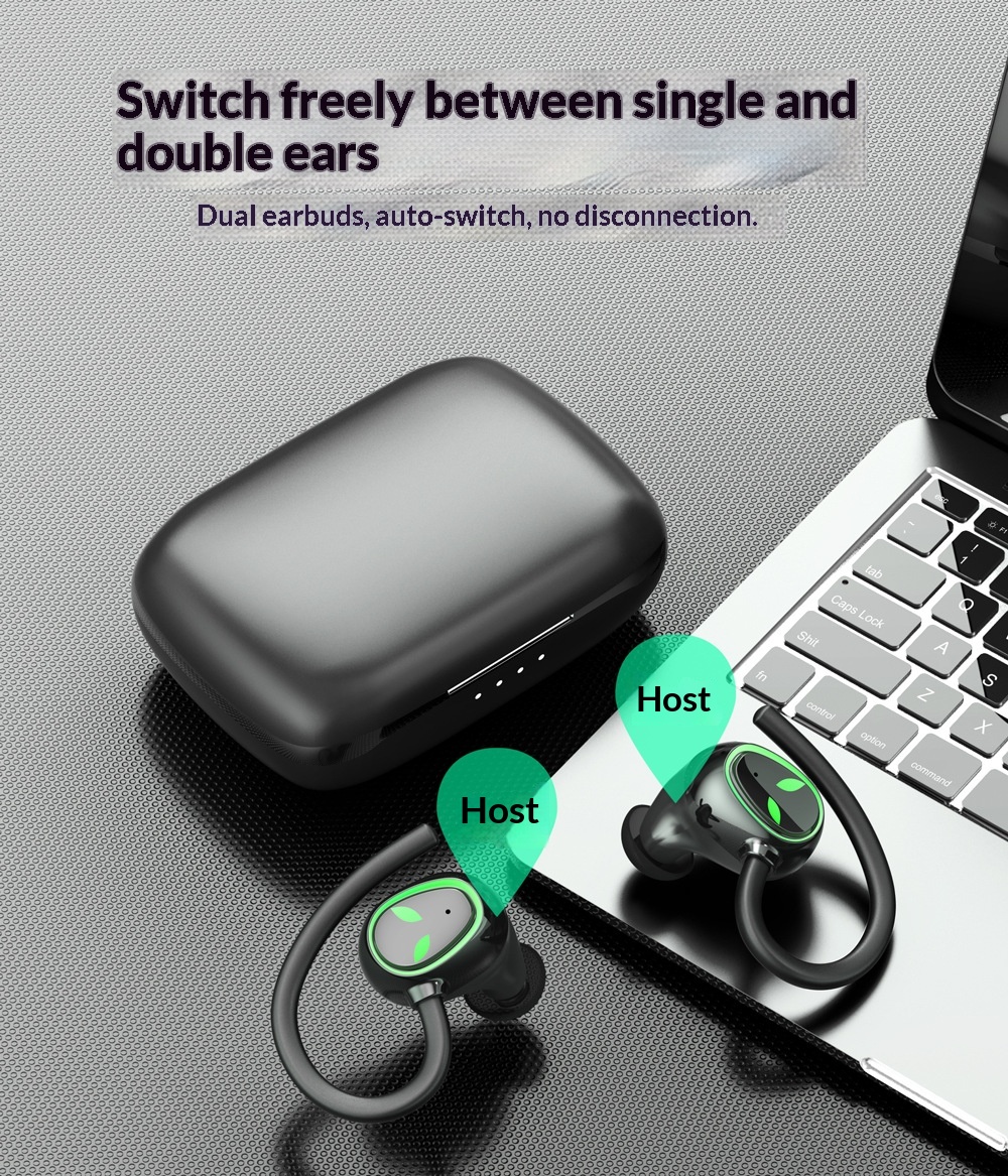 Bluetooth Kopfhörer Tws Over-ear Sport Kopfhörer Wasserdicht_voghion.com