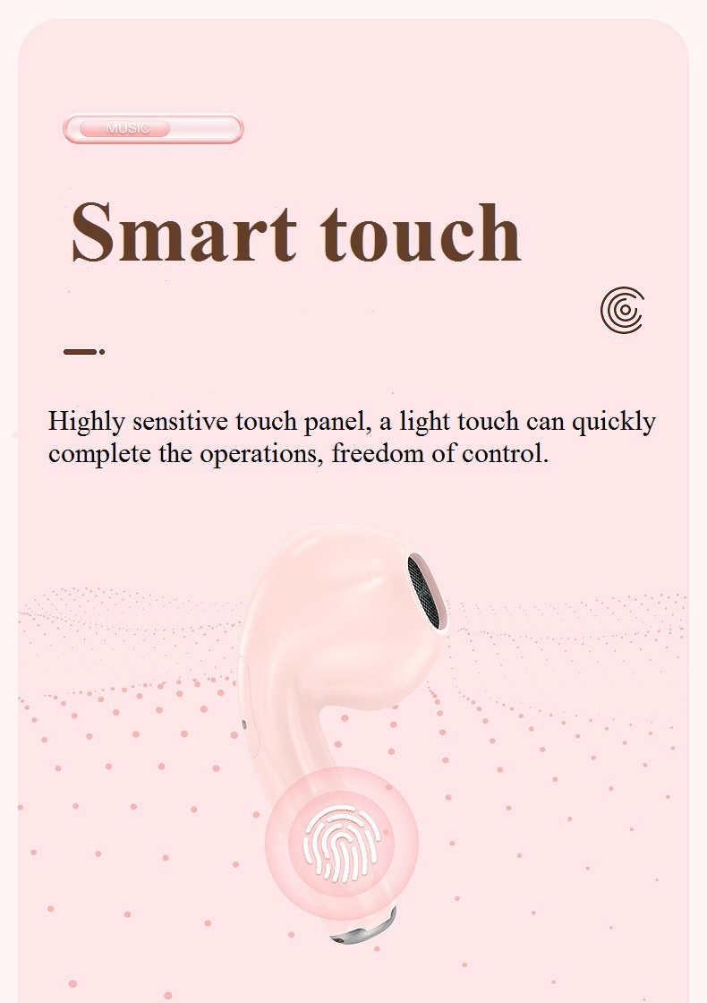 Wireless Bluetooth Headphones Macaron Gaming Earbuds Low Latency_voghion.com
