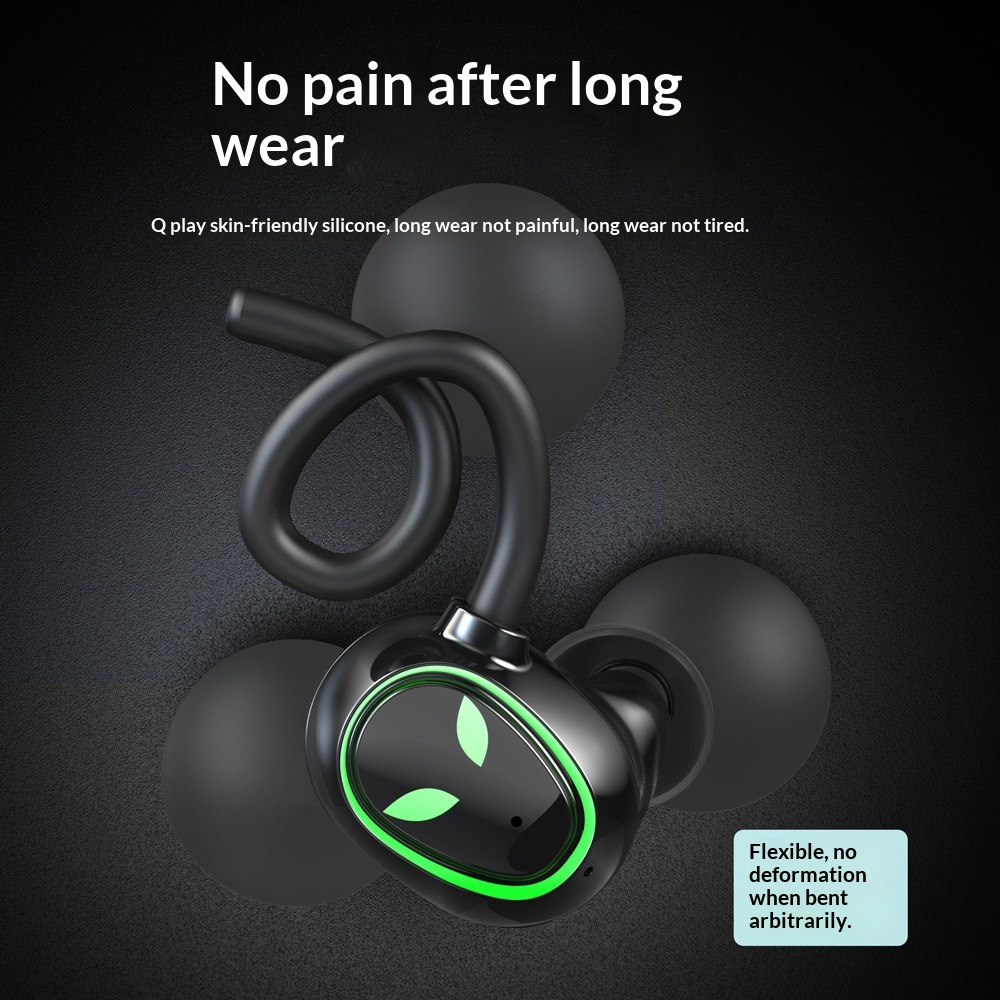 Sorgfältig ausgewählte, beliebte Bluetooth-Sportkopfhörer im Großhandel, TWS-Over-Ear-Stil, smart, wasserdicht, mit coolen LED-Leuchten,_voghion.com