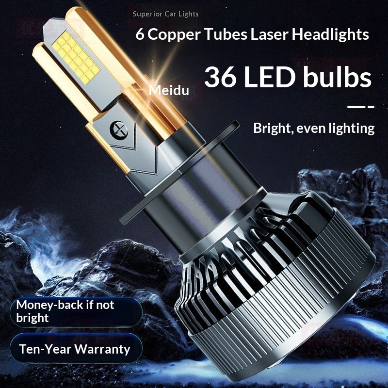 Youguang Car Laser Headlight LED Front H4 71 Lens Bulb Near And Far Integrated Strong Light Super Bright 12V 24V 5_voghion.com