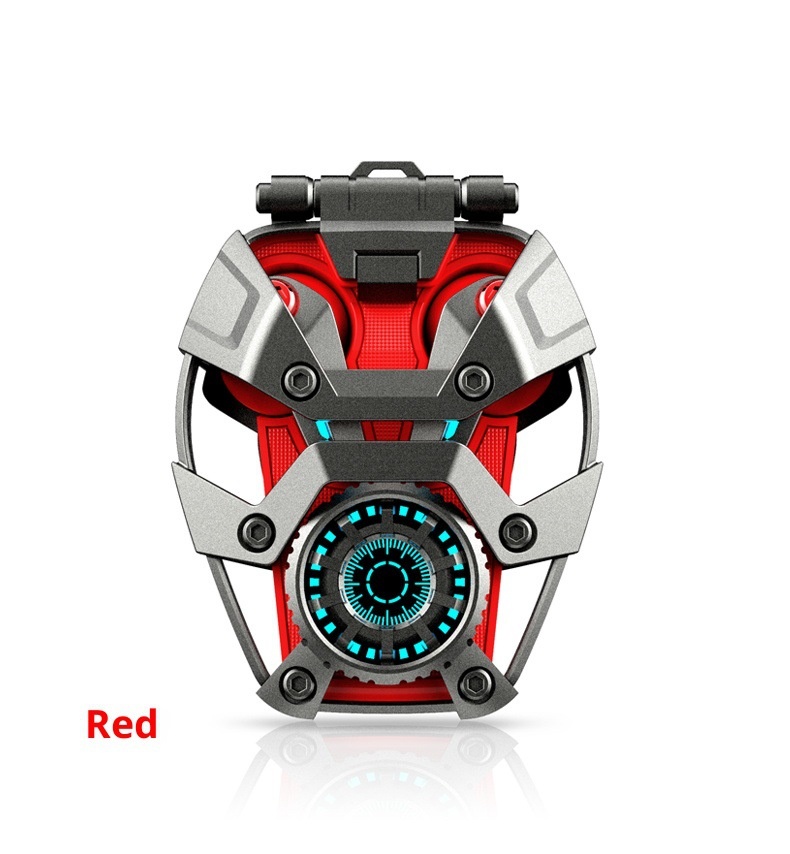 Stylischer Mecha Bluetooth Kopfhörer Metall Desktop Deko_voghion.com