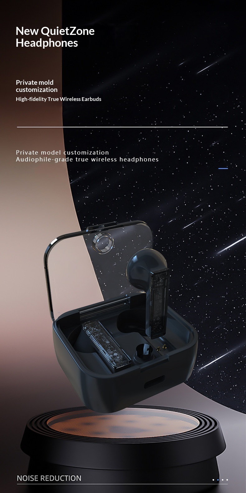 New Transparent Mini Bluetooth In-Ear TWS Wireless Earphones Customized_voghion.com