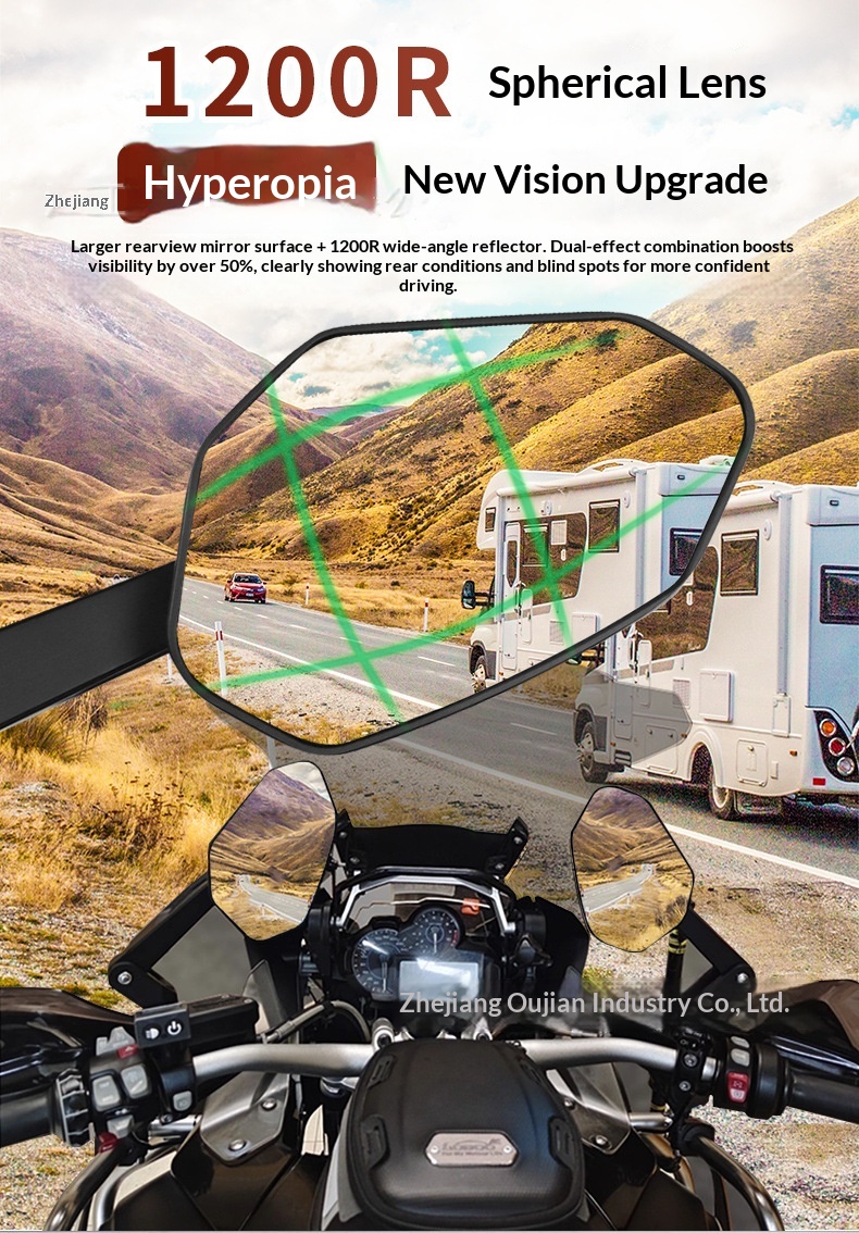Vikbart sidospegelkit för bmw r1250gs adv i kolfiberlook_voghion.com