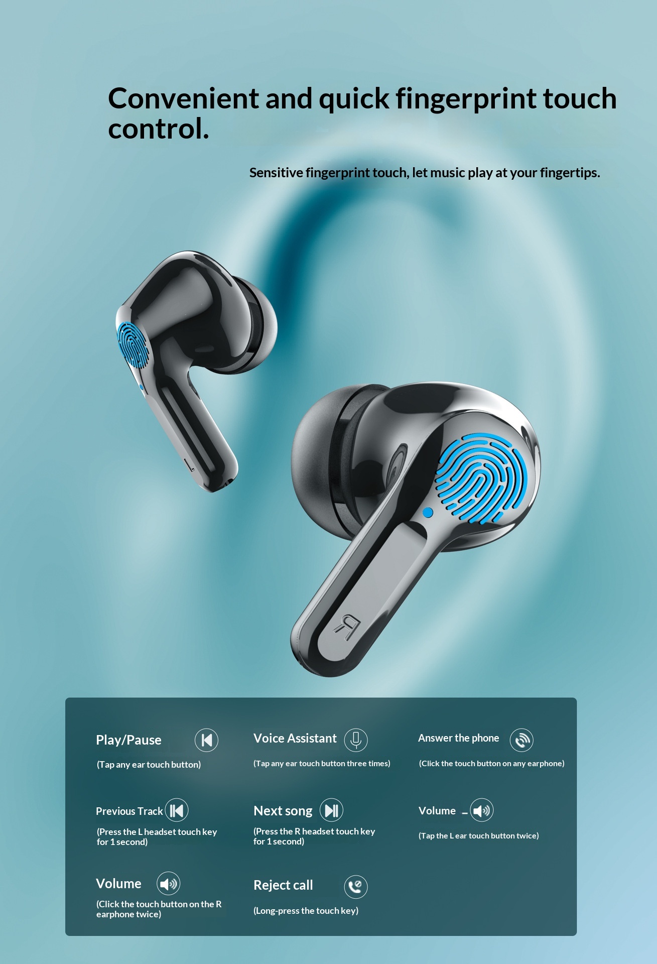 2026 Private Model Noise-Cancelling Clear Call TWS draadloze oordopjes met oplaadcase, compact en met lange batterijduur_voghion.com