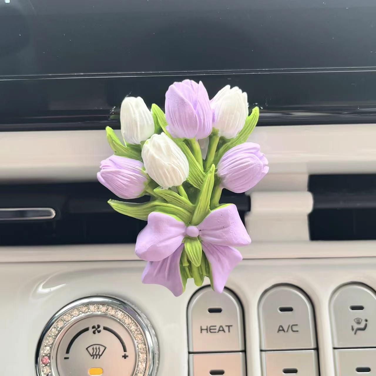 Auto luchtverfrisser tulp diffuser hanger elegante bloem_voghion.com