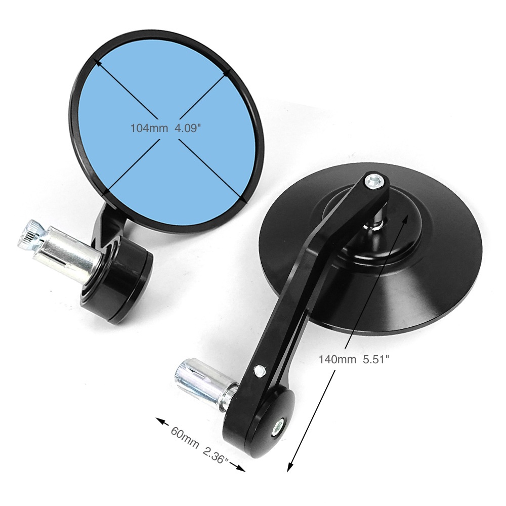 Kit espelho retrovisor dobrável elétrico em alumínio cnc_voghion.com