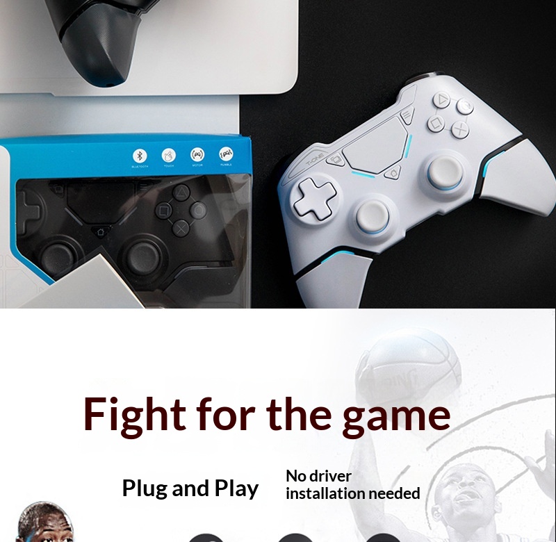 Manette T1B PS4 Pro, PC, tablette, Steam, It Takes Two, iOS, mobile, sans fil, Bluetooth, vibration_voghion.com