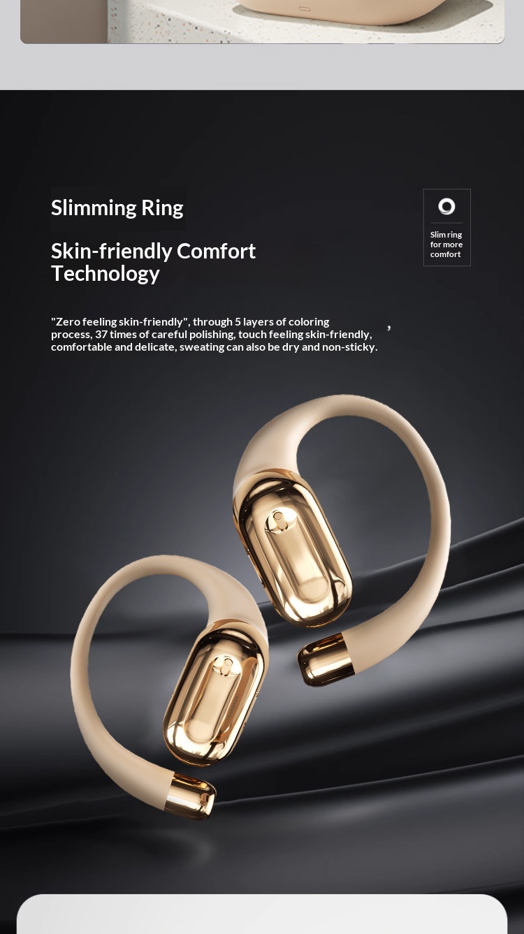 Open-ear Bluetooth Headphones With Wireless Ear-hook & Hd Calls_voghion.com