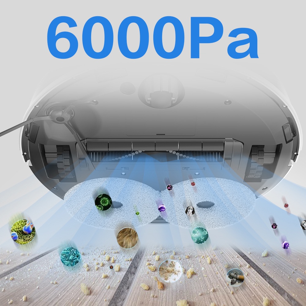 X20 Self-Cleaning Robot - Household Fully Automatic Hot Air Drying, Sterilization, Sweeping, Suction, And Mopping_voghion.com