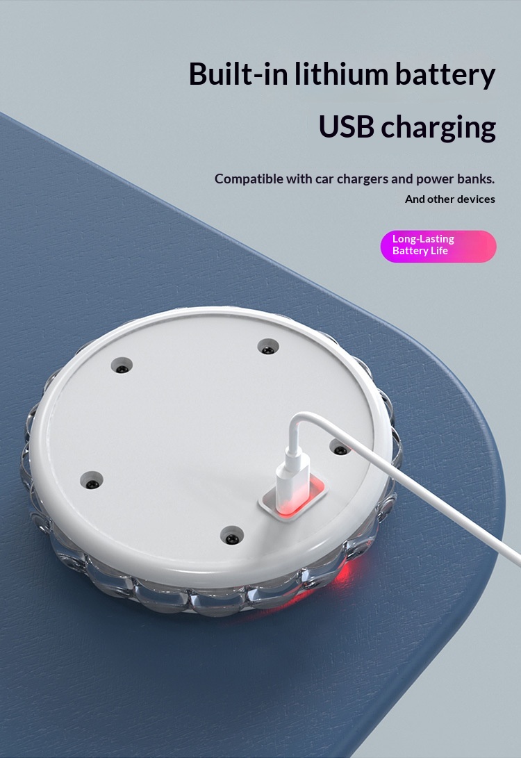 Installationsfreie, farbenfrohe LED-Innenraumbeleuchtung für Wohnmobile und Autos – dekorative Leselampe_voghion.com