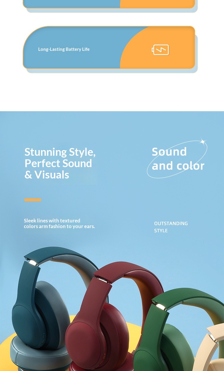 Wireless Over-ear Bluetooth Headphones Noise Cancelling Gaming_voghion.com