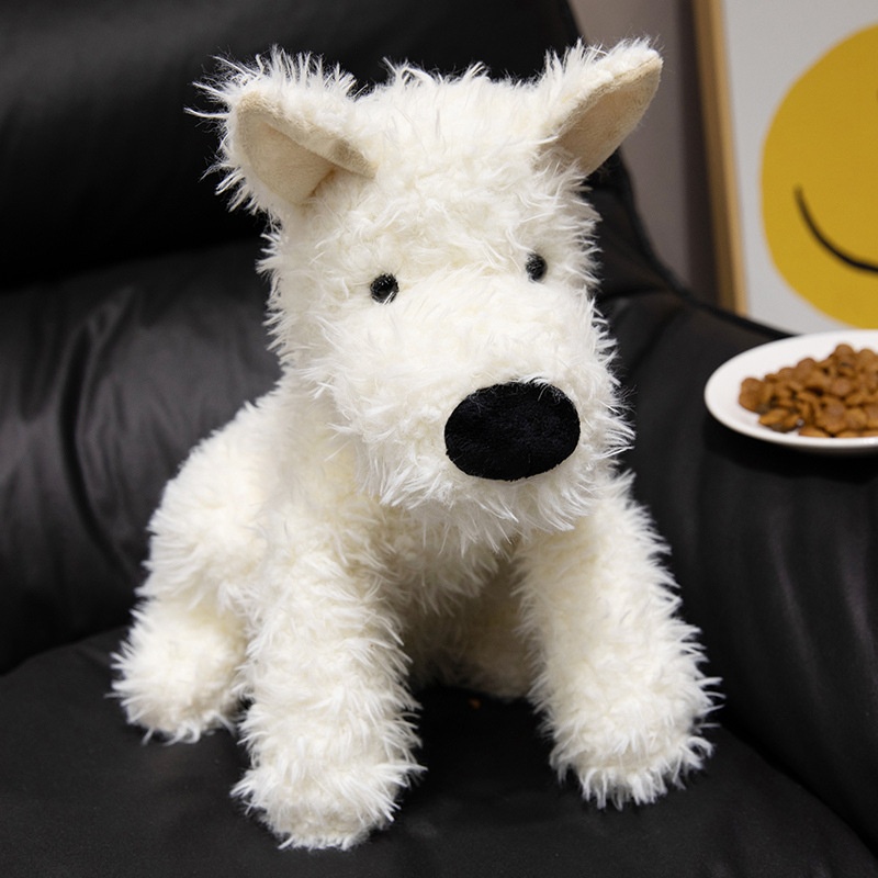 Cross-border West Highland Companion Doodle Puppy Plush Toy, Children's Comfort Doll, Mini Gift_voghion.com