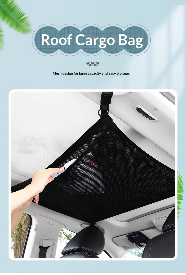 Rete portaoggetti da soffitto per auto organizer da viaggio_voghion.com