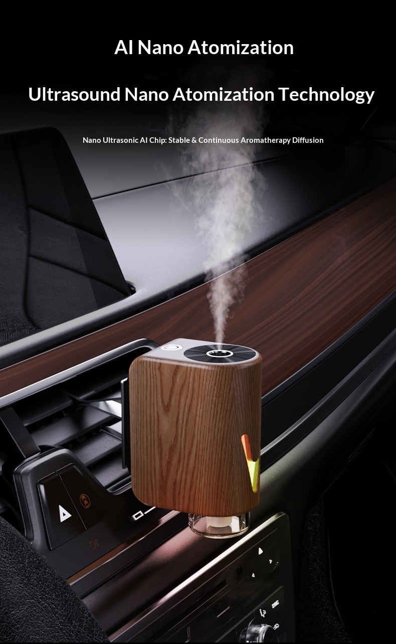 Nuovo diffusore automatico di aromaterapia a spruzzo per condizionatore d'aria e auto, ideale come regalo o ornamento._voghion.com