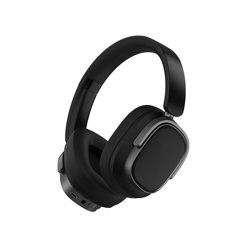 Retro New Active Noise Cancelling Wireless Over-Ear Bluetooth Headphones With Deep Bass Full Coverage Headset_voghion.com