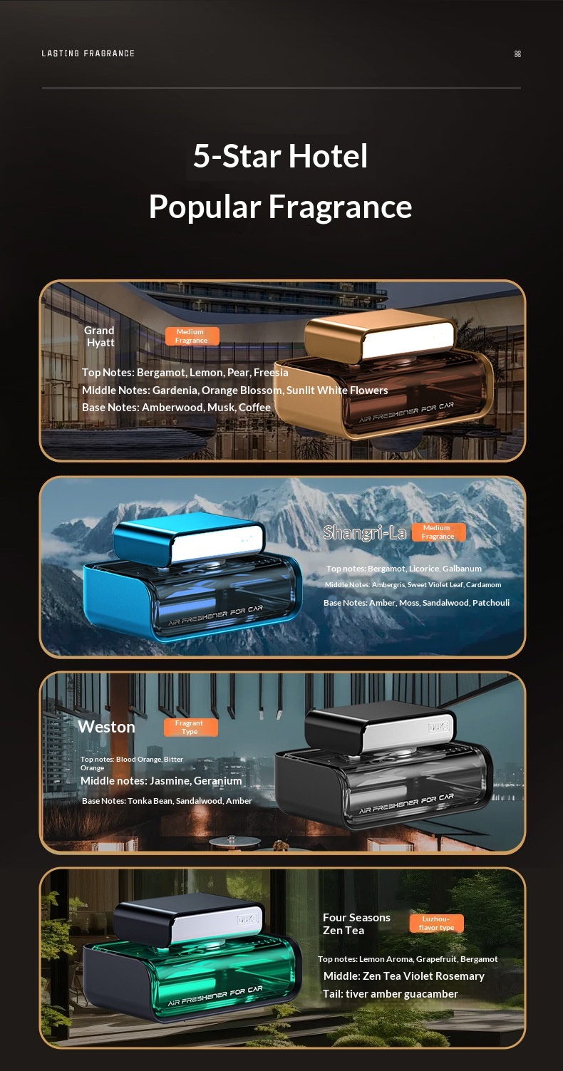 Klassisk bil luftfrisker elegant duft til interiør_voghion.com