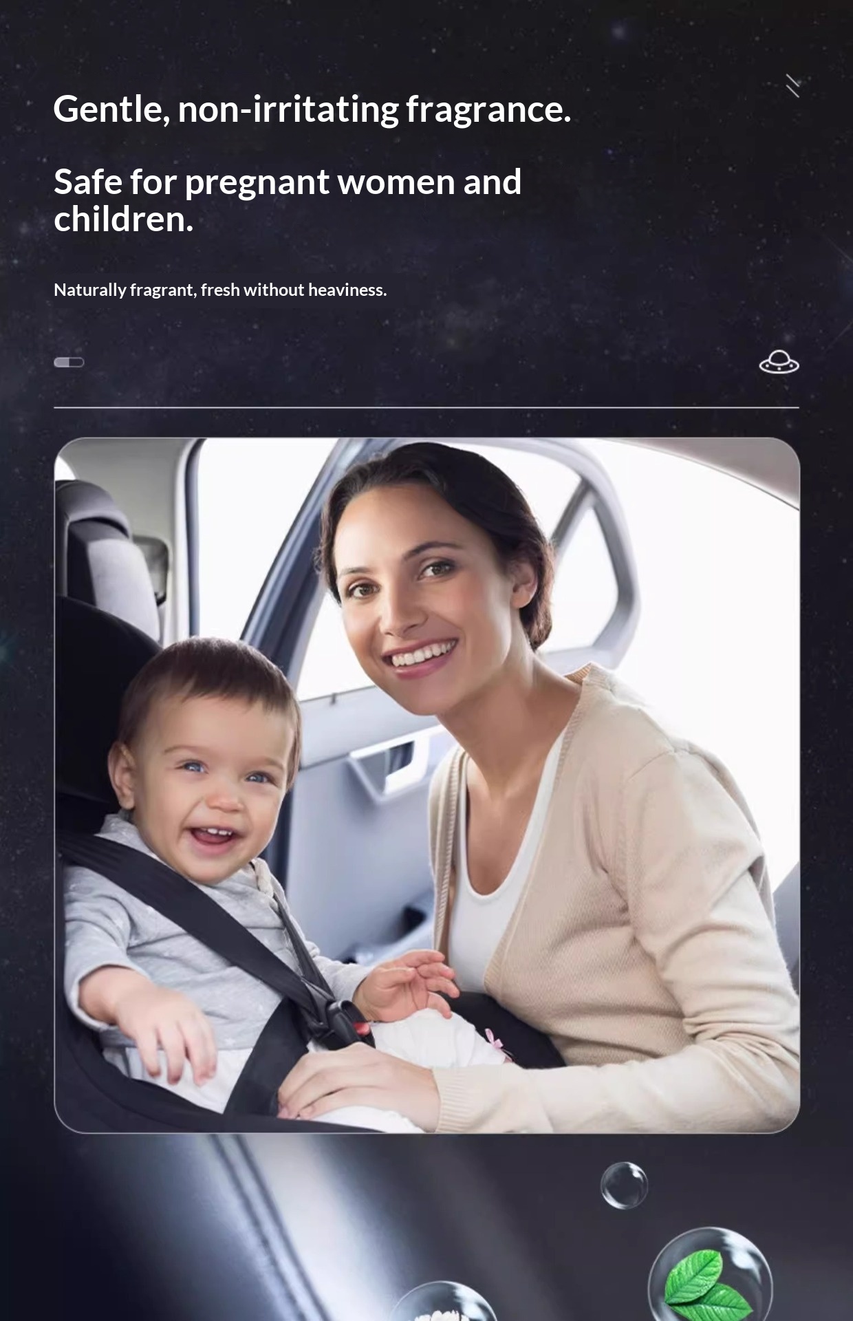 Ambientador carro disco voador ornamento tablier acessório_voghion.com