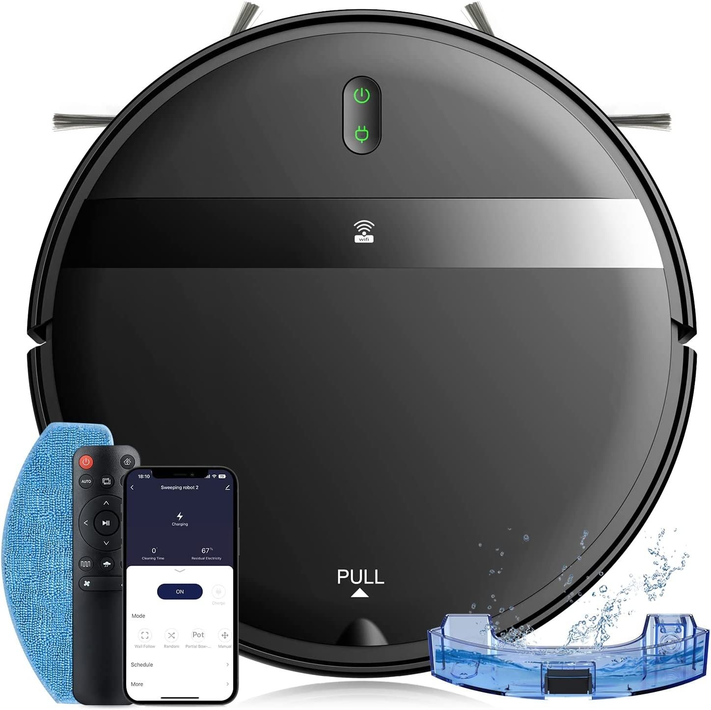New Product Personalized Robot Vacuum-Wi-Fi Connectivity_voghion.com
