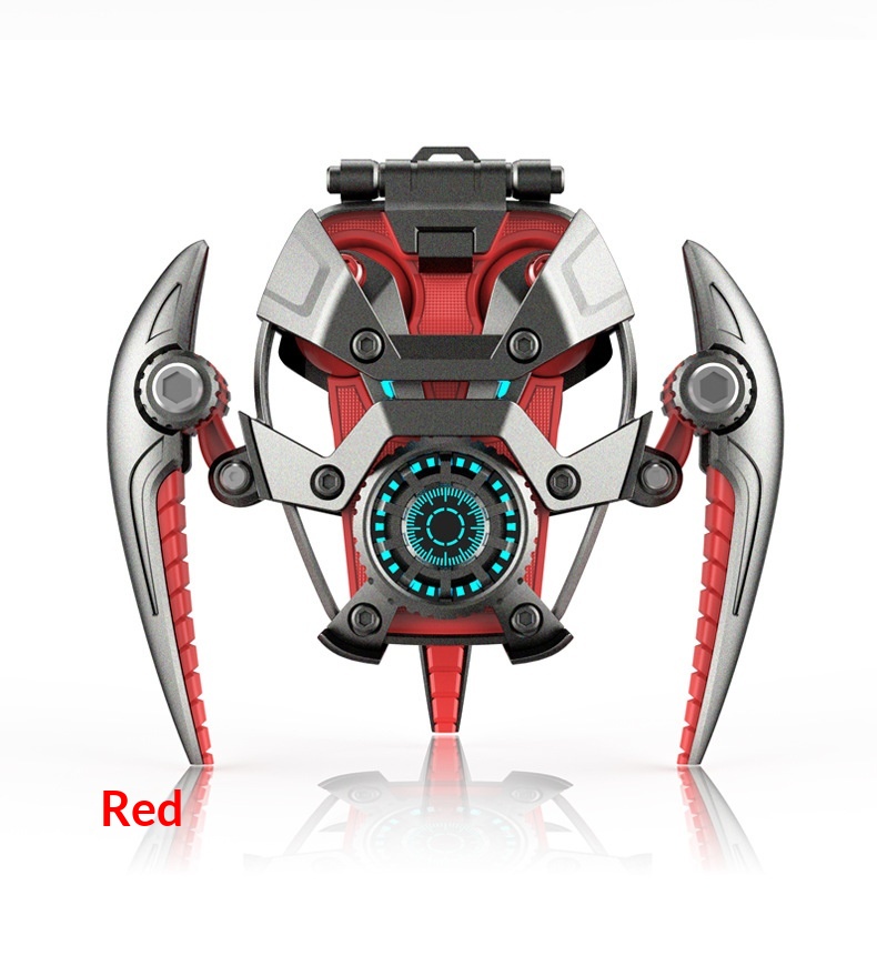 Cyberpunk Bluetooth Kopfhörer Im Metal Mech Design In-ear Modell_voghion.com