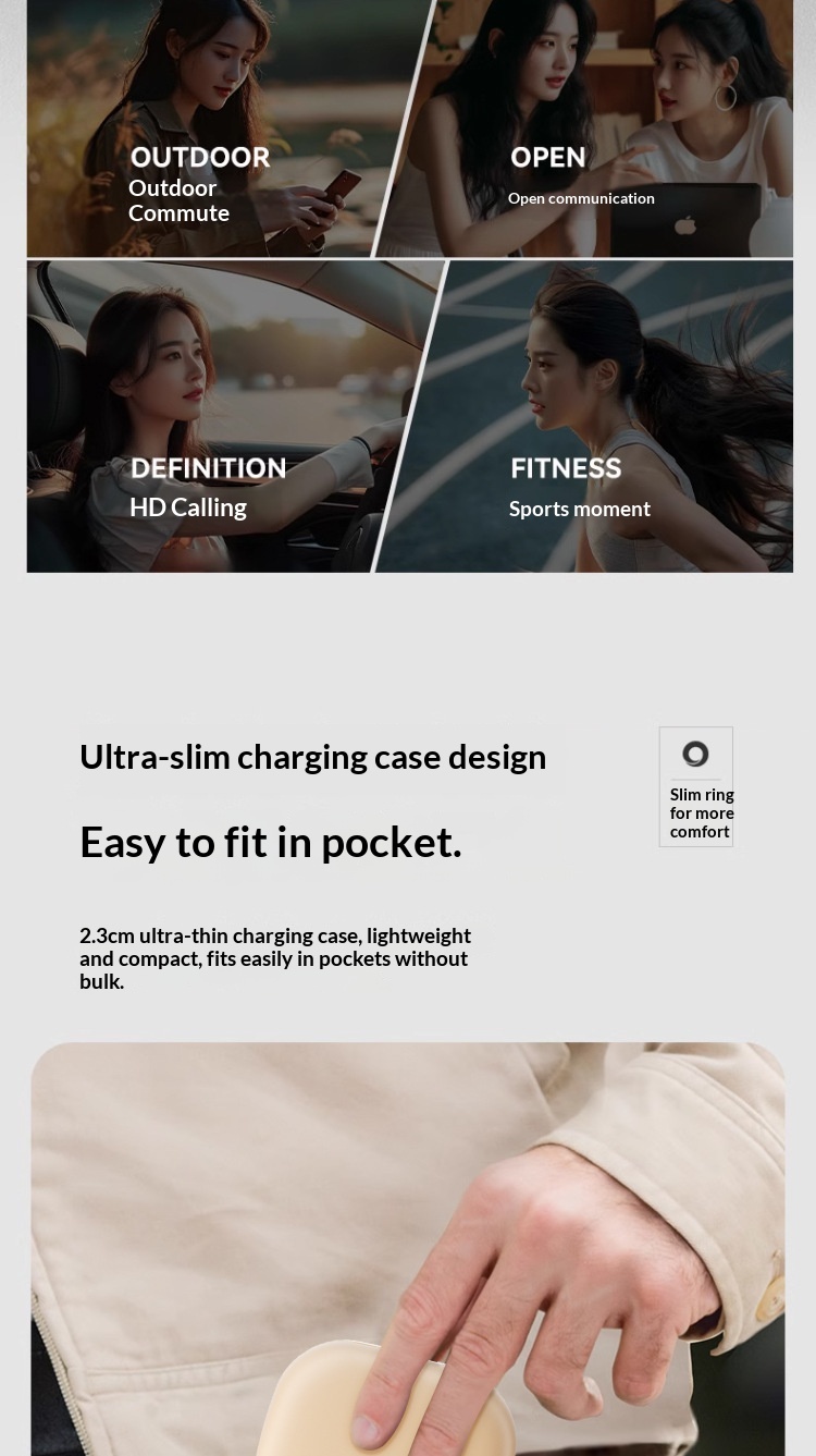 Open-ear Bluetooth Headphones With Wireless Ear-hook & Hd Calls_voghion.com