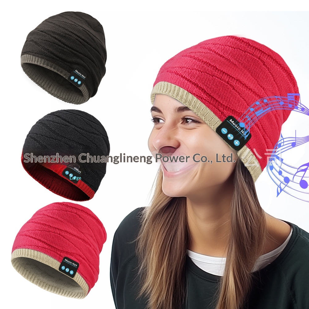 Cross-border Novelty Wireless Bluetooth Headset Knitted European American Fashion Call And Music Hat, Premium Fish_voghion.com