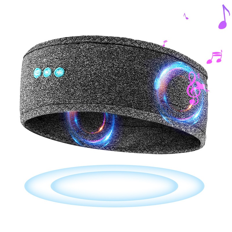 Cross-border Wireless Music Sleep Headphones And Eye Mask, Dual-purpose Outdoor Sports Running Sweat-absorbing Headband_voghion.com
