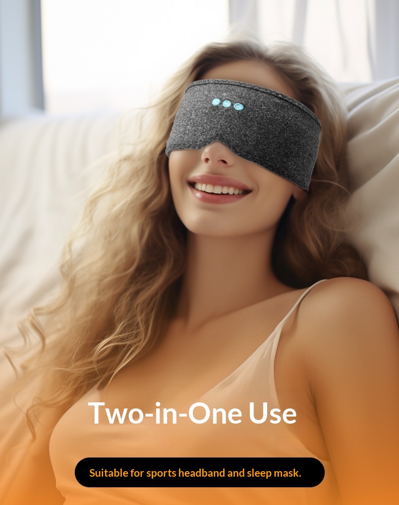 Wireless Bluetooth Sleep Headphones And Sport Headband Mask_voghion.com