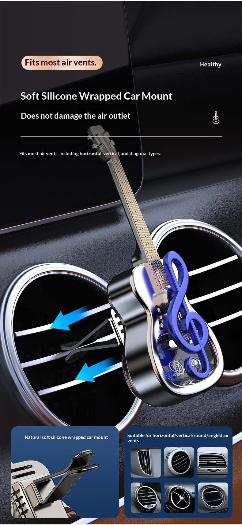 Auto Duftbaum Für Lüftung Mit Ätherischem Öl Für Langes Aroma_voghion.com