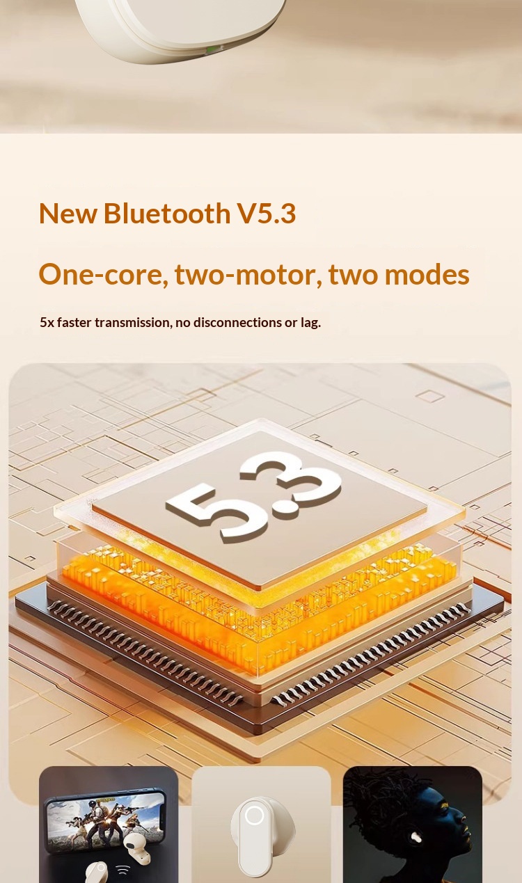 Wireless Noise-canceling Bluetooth Earphones With Long Battery_voghion.com