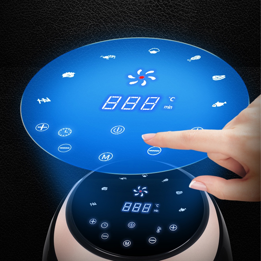 Smart Air Fryer With Touchscreen For Healthy Cooking_voghion.com