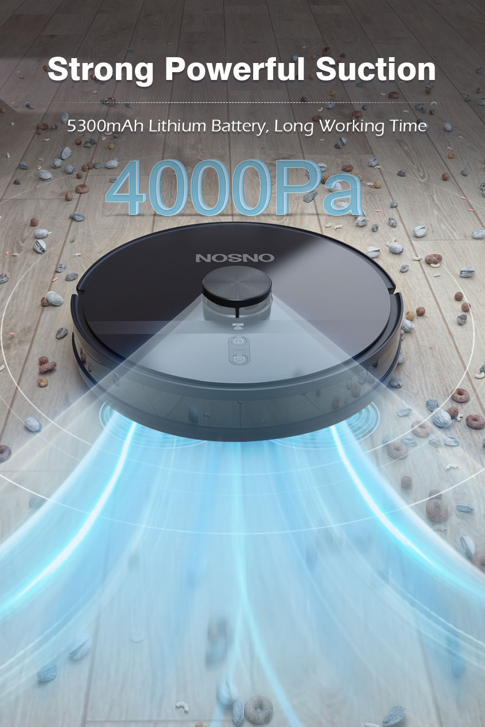 Cross-border X6 Robot Cleaner With Intelligent Laser Navigation, APP Remote Control, Automatic Obstacle Avoidance, And_voghion.com