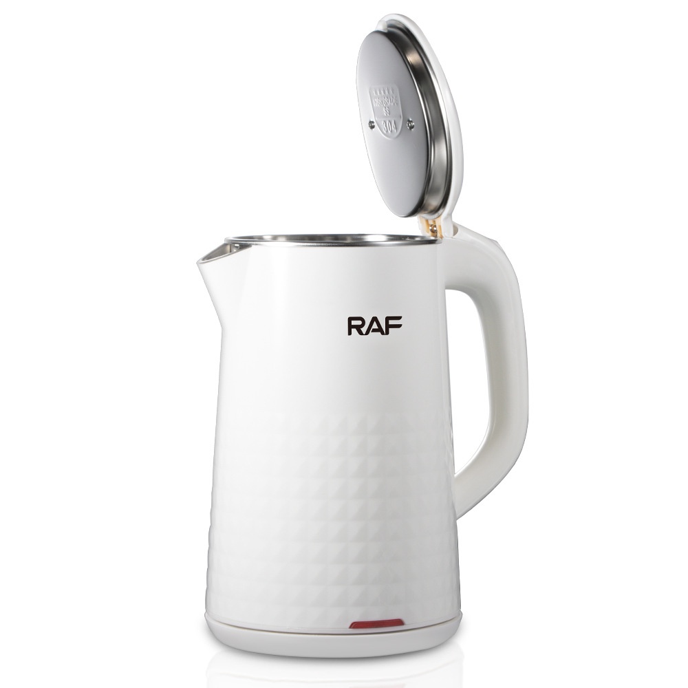 Bollitore elettrico RAF per uso domestico, spegnimento automatico, riscaldamento rapido, antiscottatura, grande capacità 2,5 litri_voghion.com