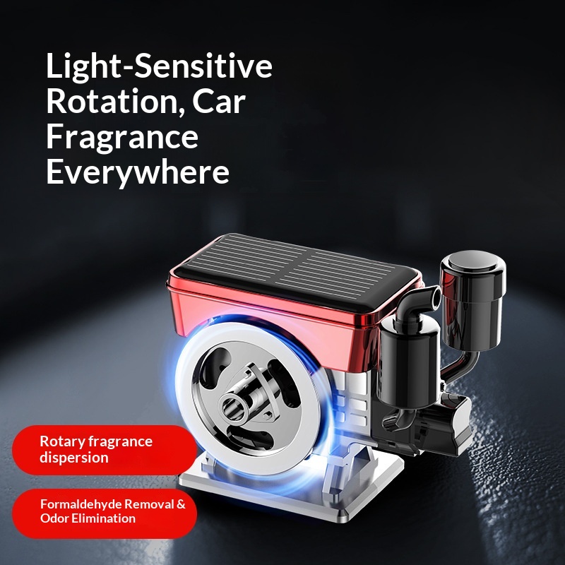 Cross-Border Fortune Machine Car High-End Long-Lasting Fragrance Solar Automatic Rotating Aromatherapy Perfume Ornament_voghion.com
