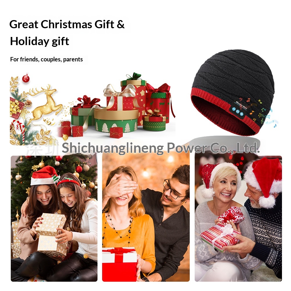Cross-border Novelty Wireless Bluetooth Headset Knitted European American Fashion Call And Music Hat, Premium Fish_voghion.com
