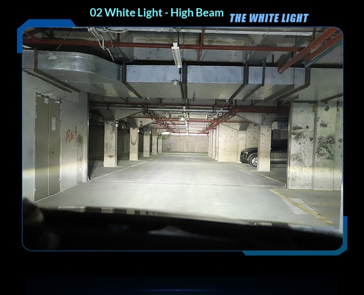 Lâmpadas led de farol para carro m5 bicolor alta luminosidade_voghion.com