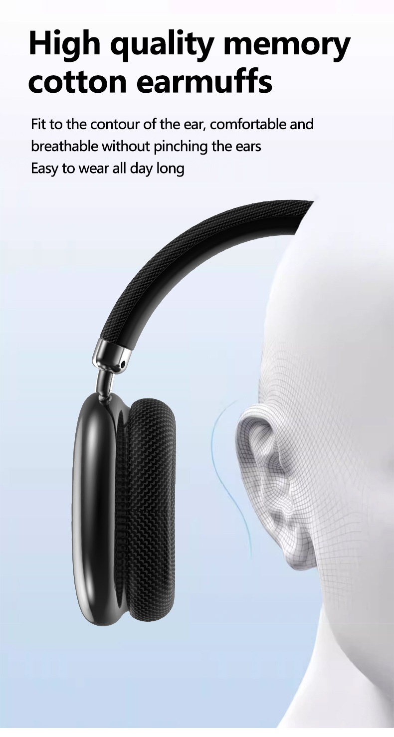 Cross-Border Hot-Selling Head-Mounted P959 Wireless Bluetooth Supports Card Insertion E-commerce Suitable For_voghion.com