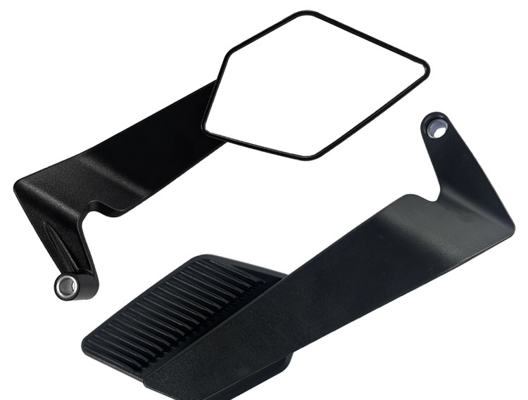 Adatto per monopattino elettrico, specchietto retrovisore ad ala fissa, maniglia in plastica, PP leggero, modificato, pieghevole, catarifrangente per retromarcia_voghion.com