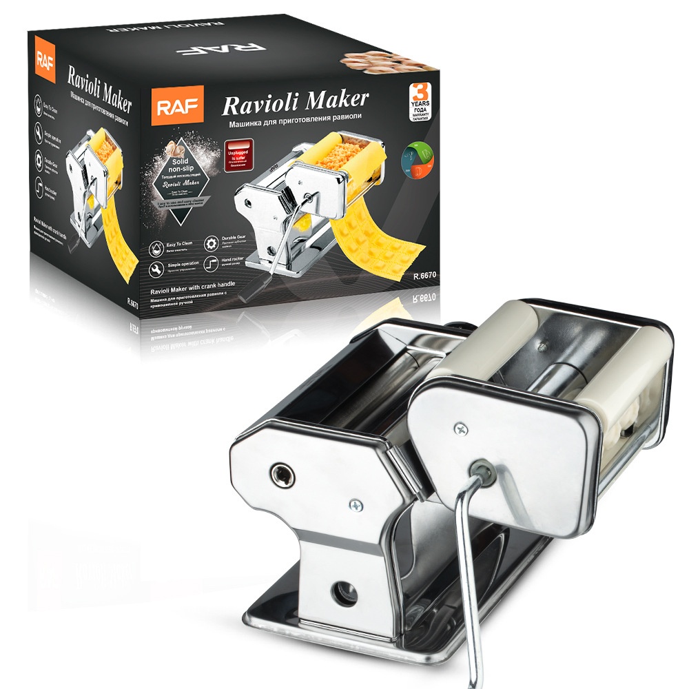 Presse à wonton manuelle RAF pour usage domestique, machine multifonctionnelle pour petites pâtes et raviolis_voghion.com