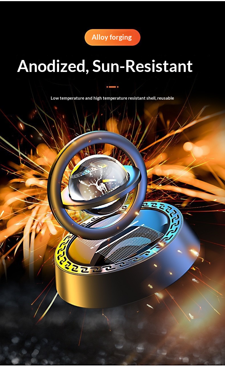 Bil luftfrisker med solenergi til instrumentbræt_voghion.com