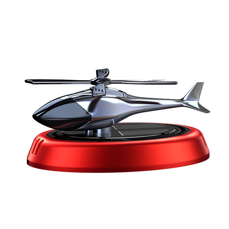 Air Freshener Solar-Powered Perfume Rotating Airplane Ornament Odor Removal Fragrance Long-Lasting Scent In Car_voghion.com