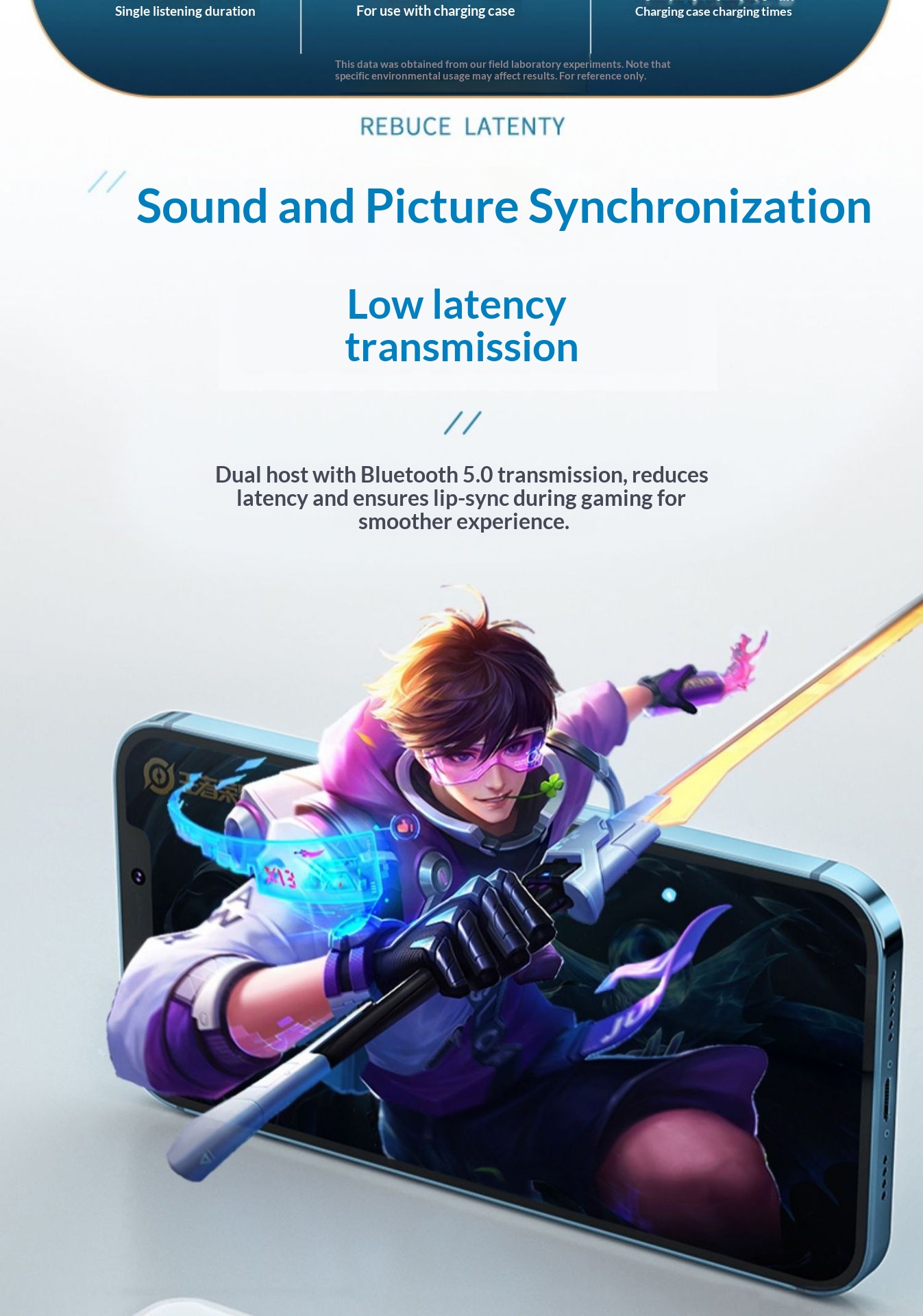 Wireless Bluetooth Earbuds With Touch Control And Stereo Sound_voghion.com