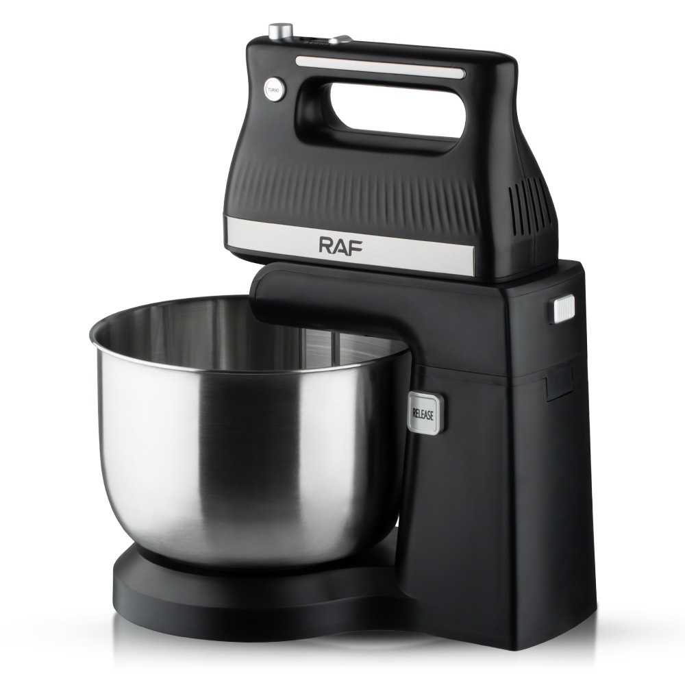 RAF EU Standard Cross-Border Multifunctional Beater Mechanical Multi-Speed Adjustable Electric Cream Egg Dough Mixer_voghion.com