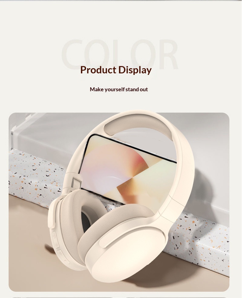 Wireless Over-ear Bluetooth Headphones With Heavy Bass For Gaming_voghion.com