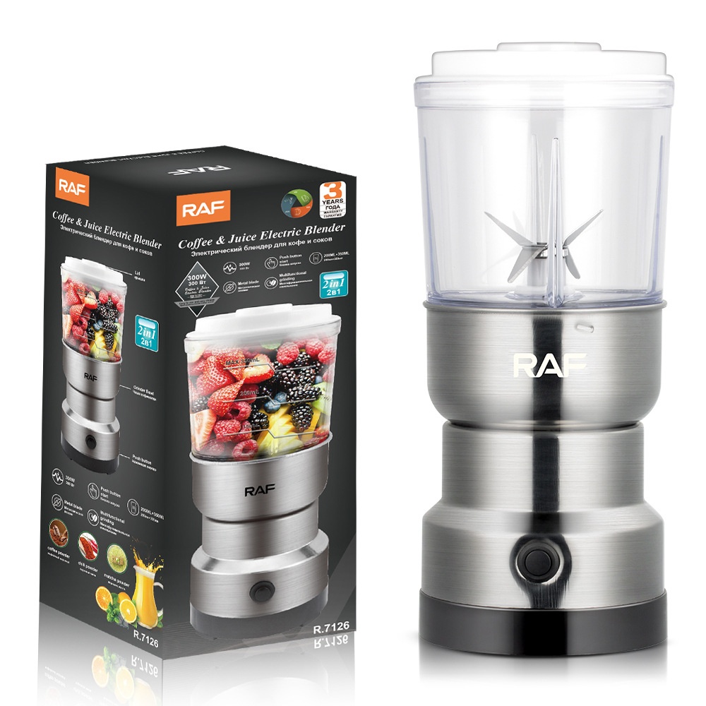 Macinacaffè elettrico portatile RAF per uso domestico, leggero e a secco_voghion.com