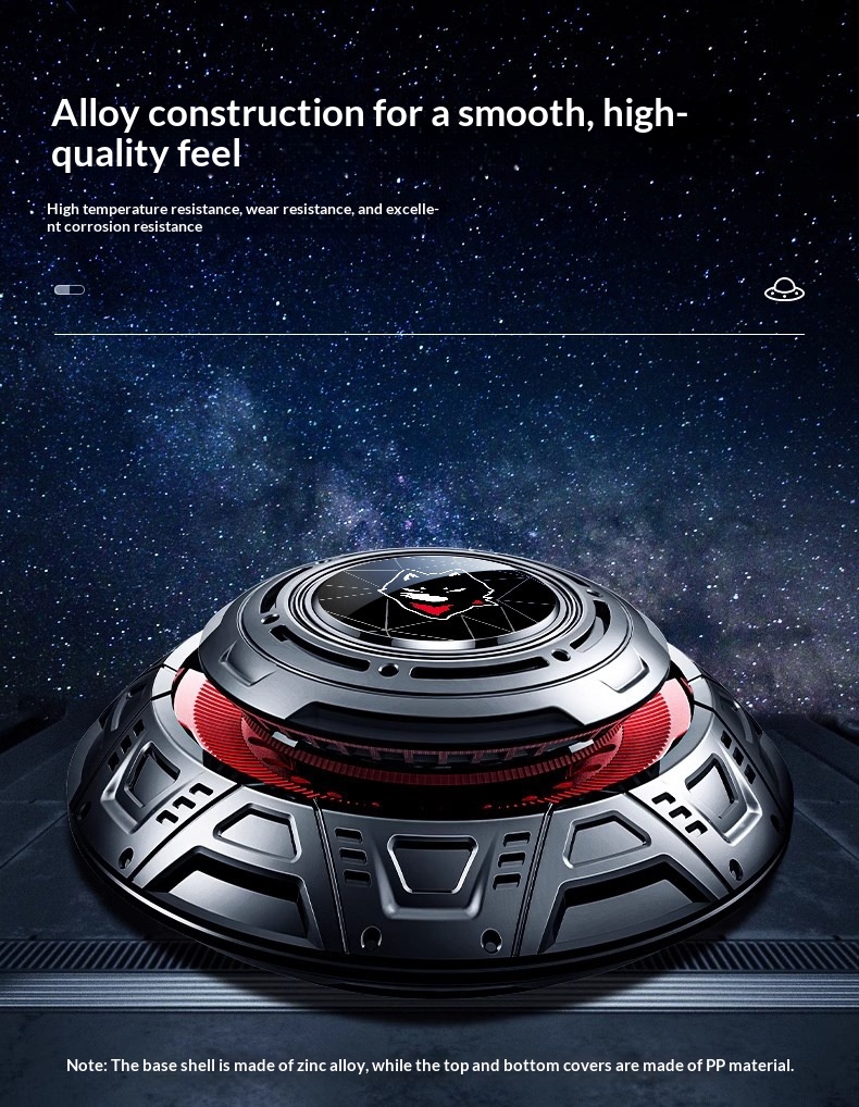 Ambientador carro disco voador ornamento tablier acessório_voghion.com