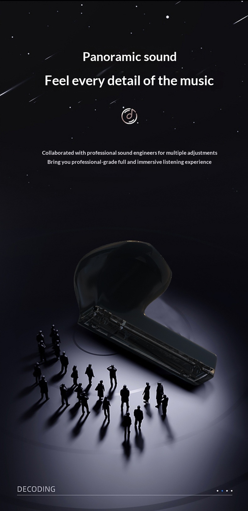 New Transparent Mini Bluetooth In-Ear TWS Wireless Earphones Customized_voghion.com