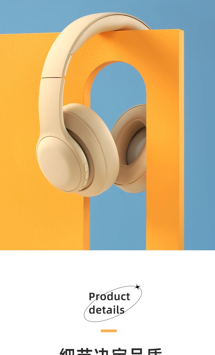 Wireless Over-ear Bluetooth Headphones Noise Cancelling Gaming_voghion.com
