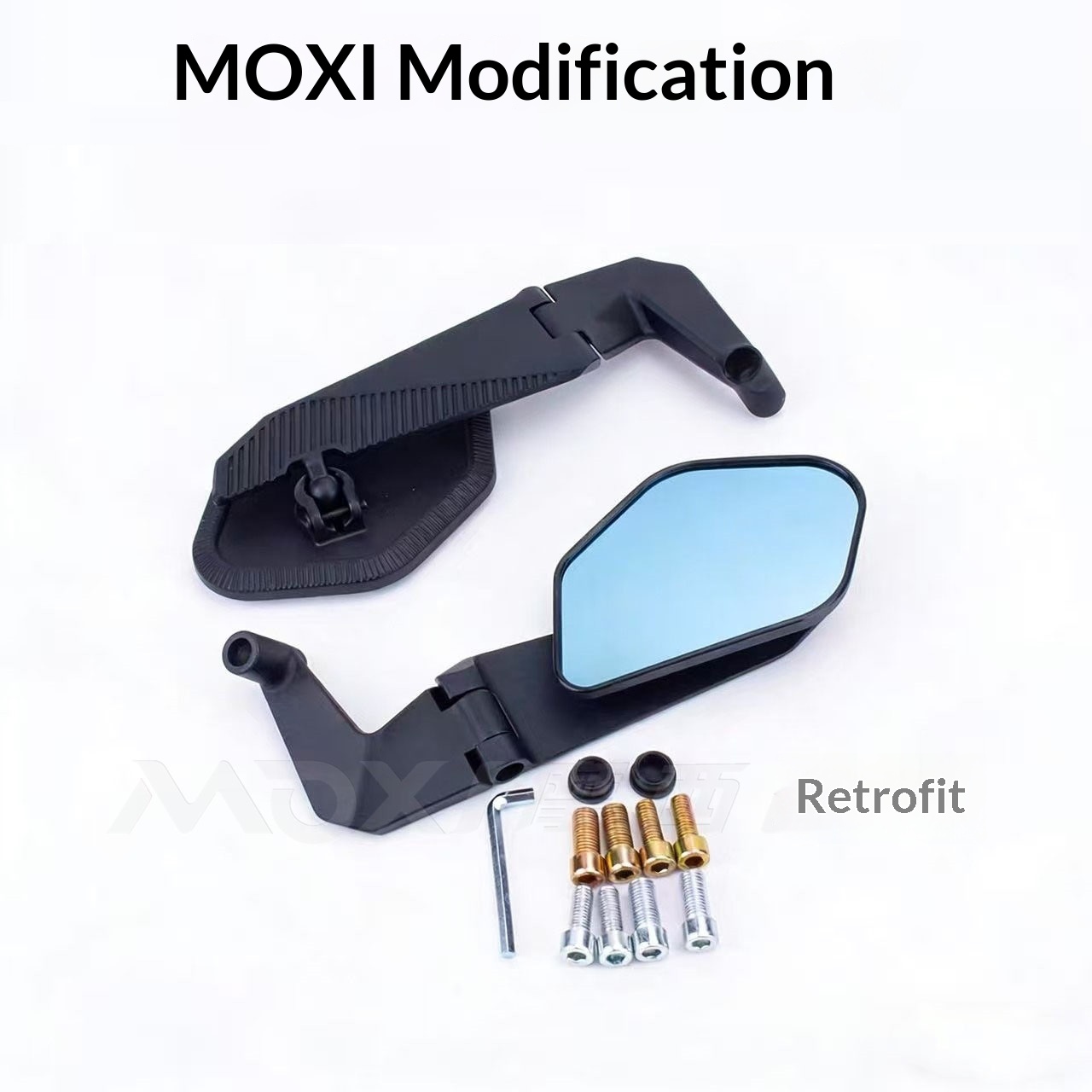Best-selling Motorcycle, Scooter, Street Bike Modified Fixed-wing Foldable Rearview Mirror_voghion.com
