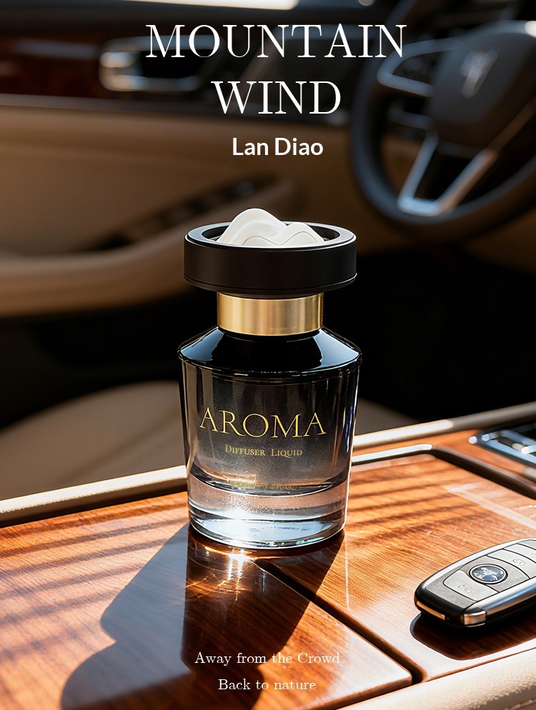 Bil luftfrisker snebjerge premium duft ornament_voghion.com